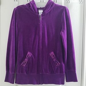 Girl's Purple Circo Hooded Jacket Large 10-12